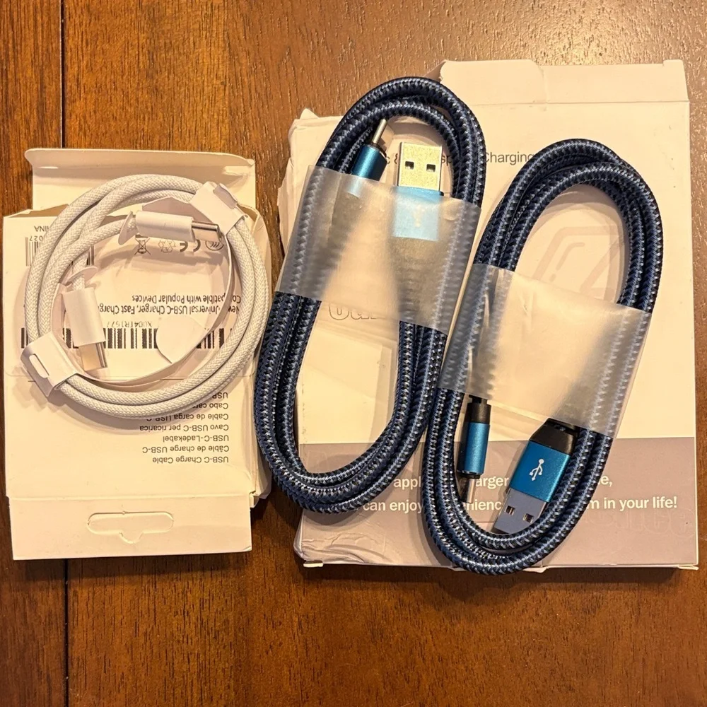 3 x USB-C Cables NWT!